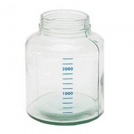 11845 frasco de vidro para conjunto de aspiracao boiao unitec 3 litros