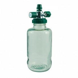 14071 aspirador p rede canalizada frasco de vidro 500 ml oxigenio unitec