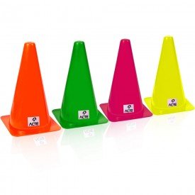 14280 kit de cones p treinamento de agilidade 24 cm c 10 und acte