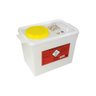15412 coletor plastico rigido p residuos quimioterapicos branco descarpack 7 litros